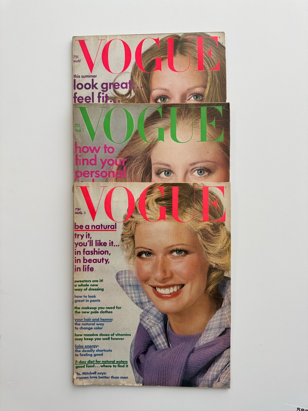 Vintage Vogue Magazines
